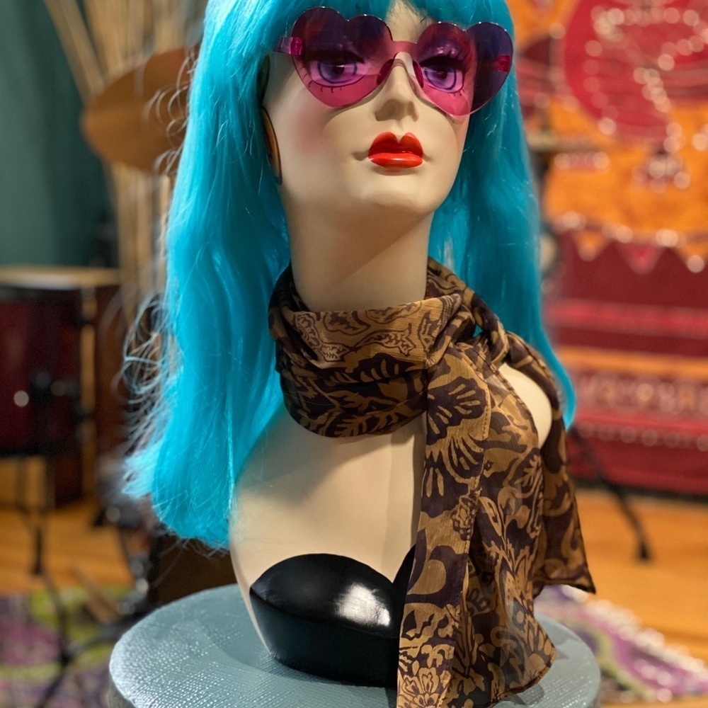 Vintage floral scarf